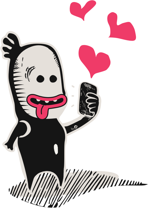 Live Photo Strips - Cartoon Clipart (516x722), Png Download