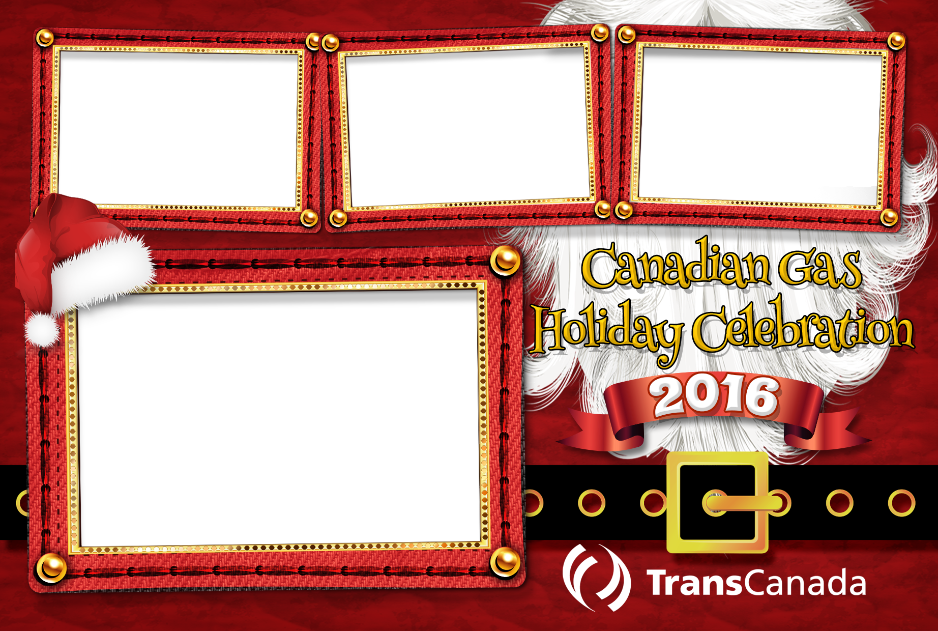 Transcanada 4 X 6 Santa Print - Picture Frame Clipart (1844x1240), Png Download