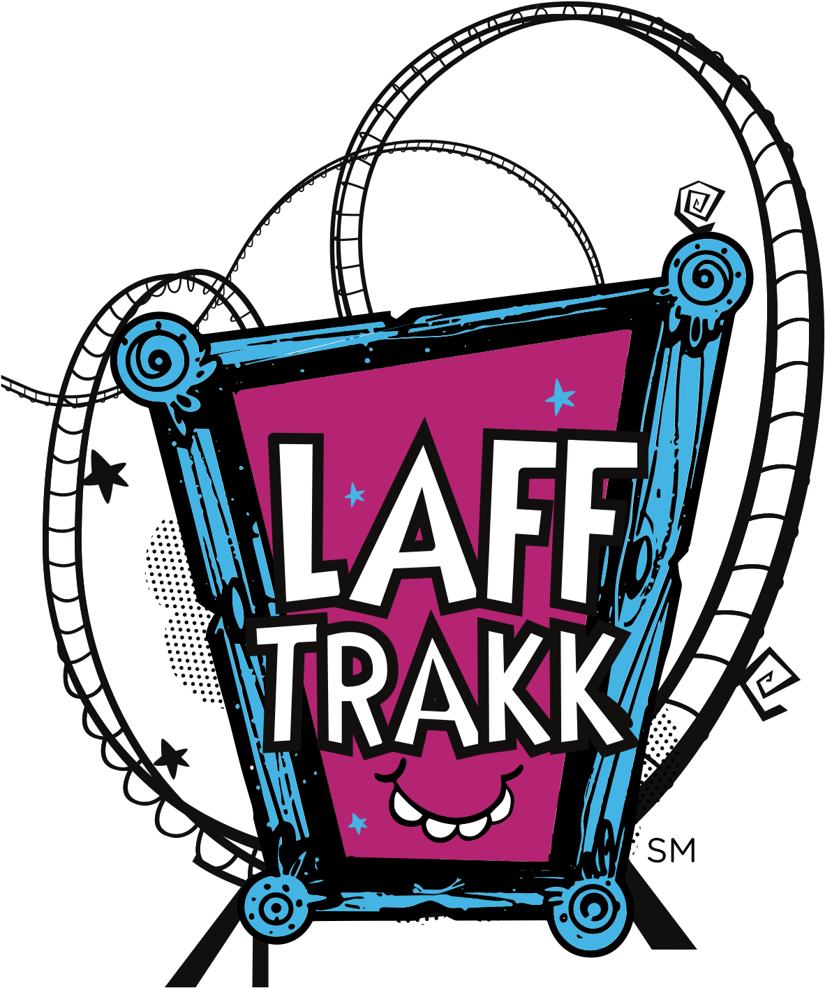 Hersheypark Laff Trakk Logo Clipart (1200x1464), Png Download