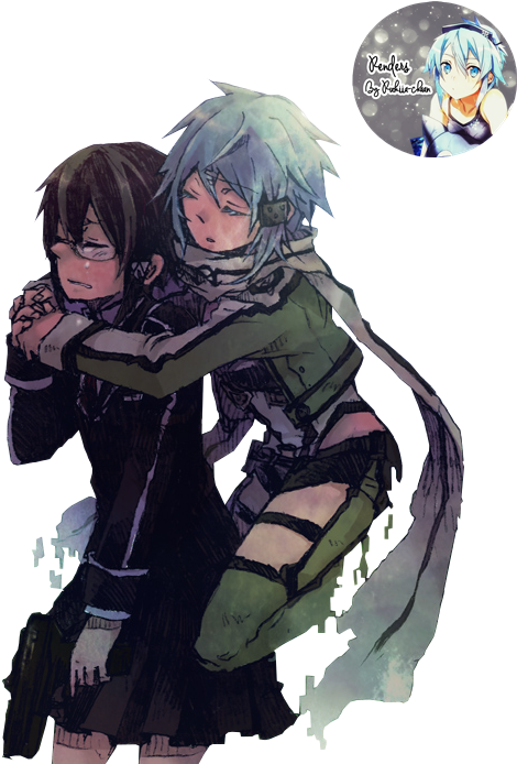 Sinon / Asada Ggo / Irl - Sinon Asada Irl Clipart (552x709), Png Download