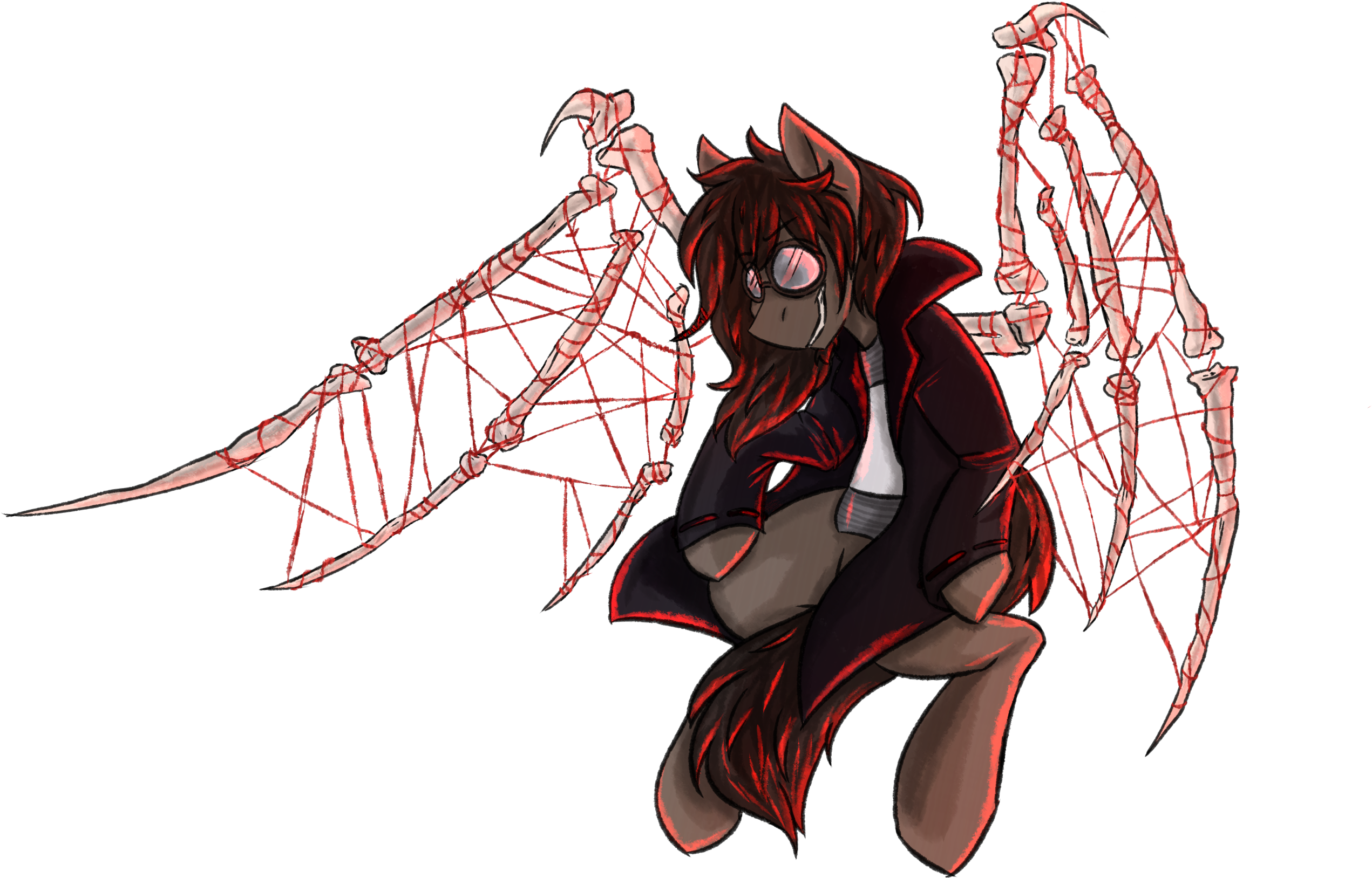 Sierra Flyer, Clothes, Edgy As Fuck, Glasses, Male, - Cartoon Clipart (2700x1700), Png Download