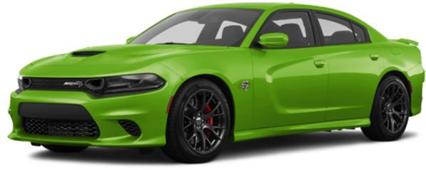 Hellcat Dodge Charger 2018 Red Clipart (770x435), Png Download
