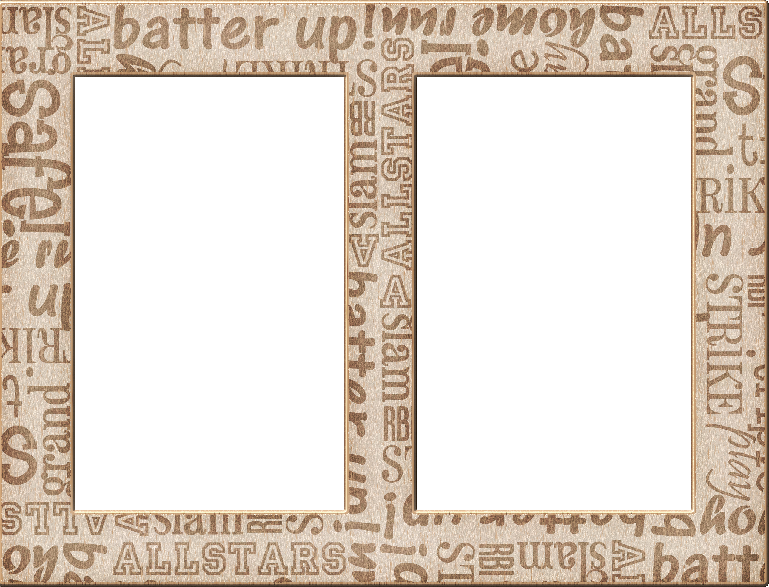 Double Frame Clipart (2577x1968), Png Download