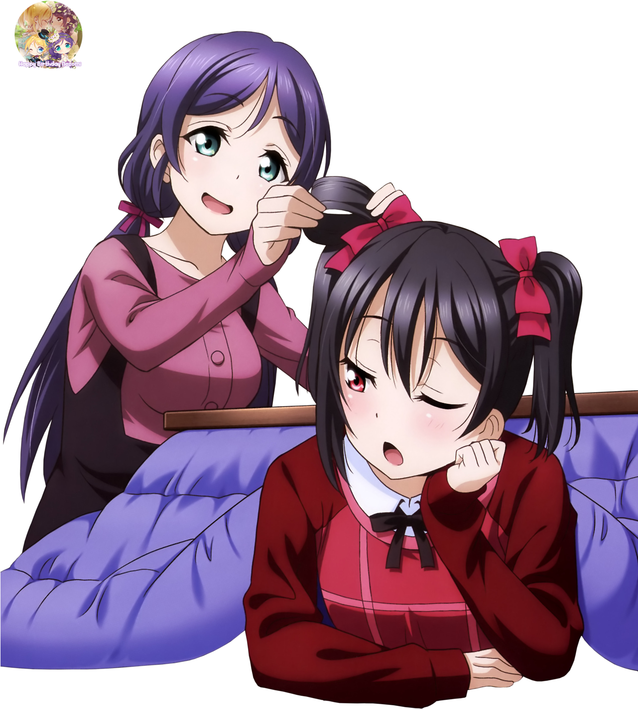 Ken Renders Ken Renders Happy Birthday Nozomi Toujou - 노조 니코 Clipart (1280x1444), Png Download