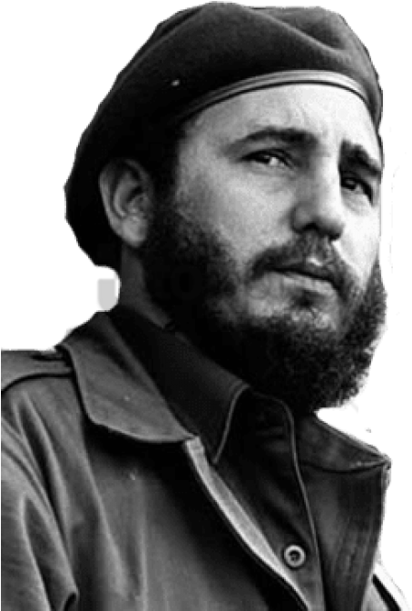 Free Png Download Fidel Castro Side View Png Images - Fidel Beard Clipart (480x706), Png Download