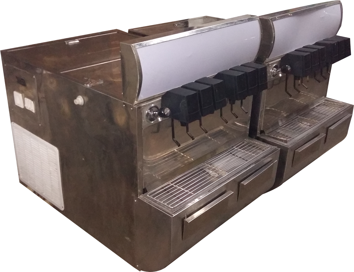 Fountain Soda Machine Body - Wood Clipart (1600x1195), Png Download