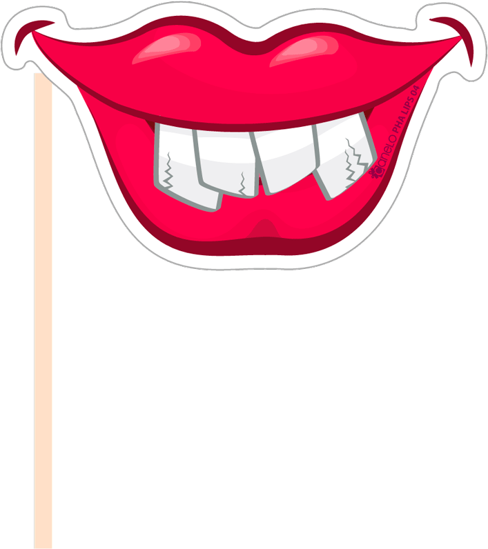 Lip Clipart Drawn - Png Download (707x796), Png Download
