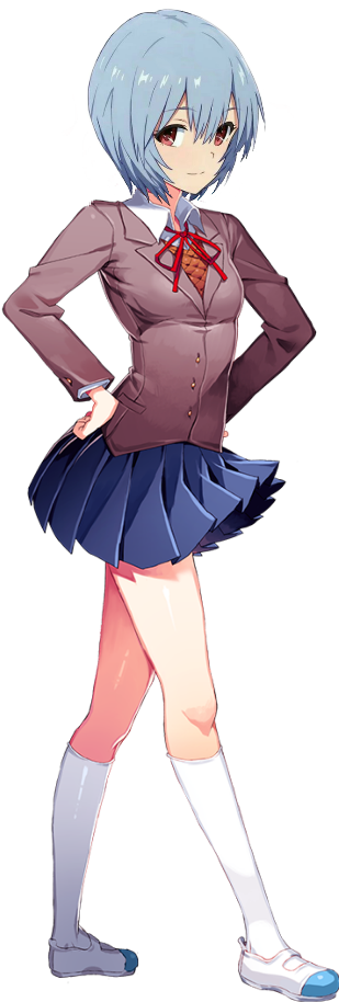 #dokidoki #dokidokiliteratureclub #ddlc #rei #reiayanami - Doki Doki Literature Club Natsuki Clipart (1024x1024), Png Download