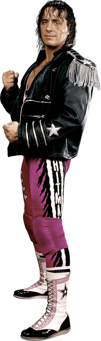 Bret Hart Png Hd Quality - Wwe Bret Hart Png Clipart (430x1445), Png Download