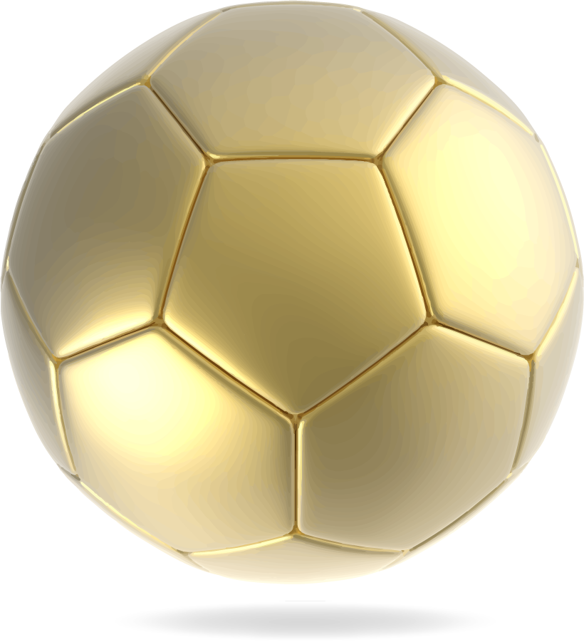 Football Ball Png - Gold Soccer Ball Png Clipart (820x901), Png Download