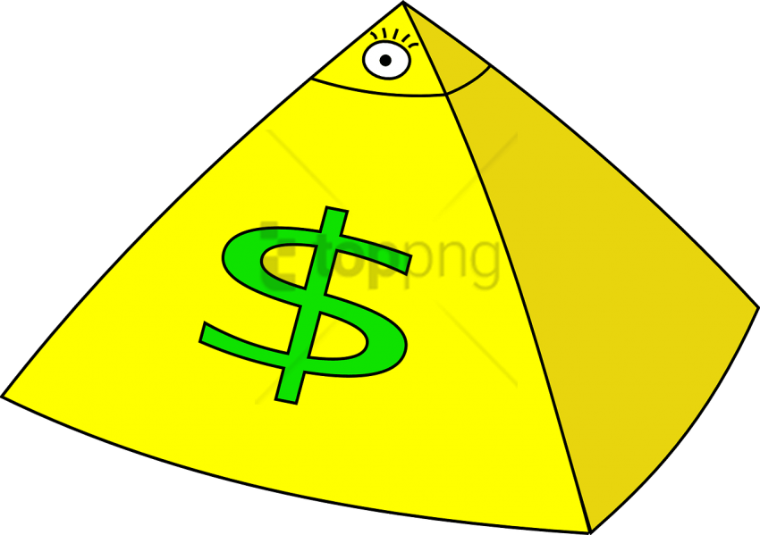 Free Png Pyramid With A Eye Png Image With Transparent - Капитализм Символ Clipart (850x599), Png Download