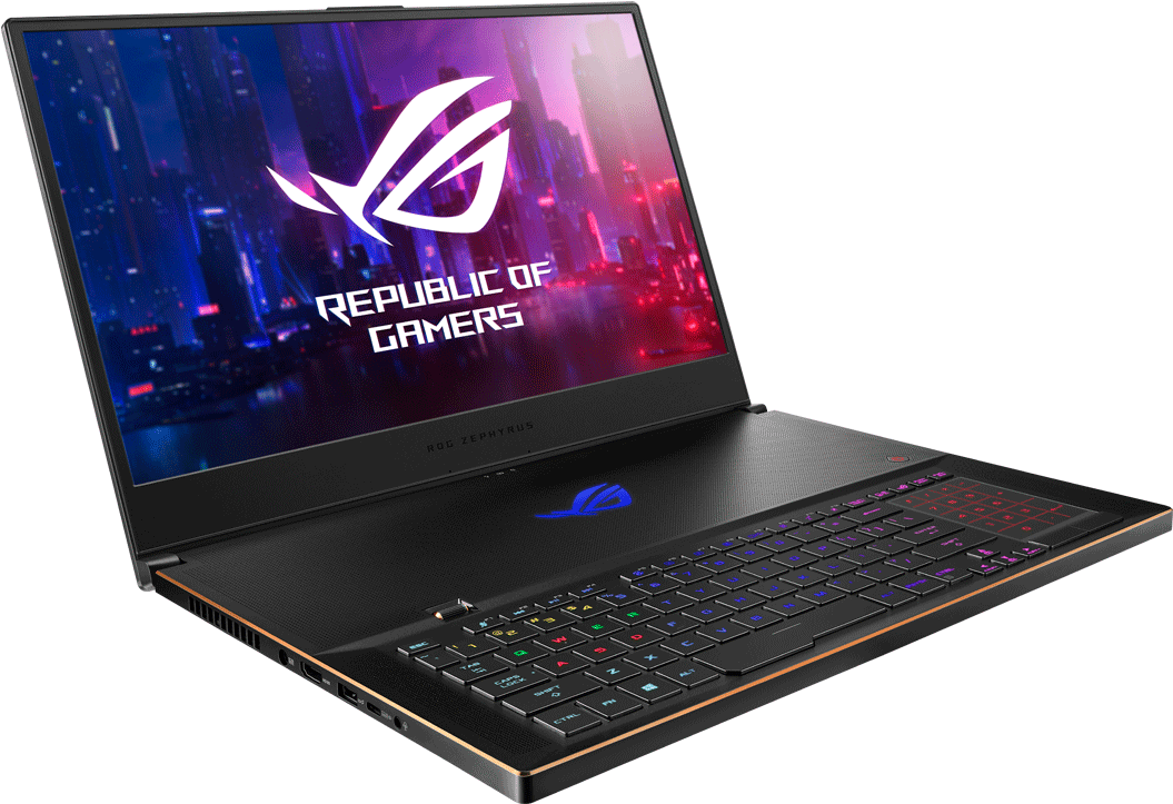 Rog Gaming Laptop - Asus Rog Zephyrus S Clipart (1068x1040), Png Download