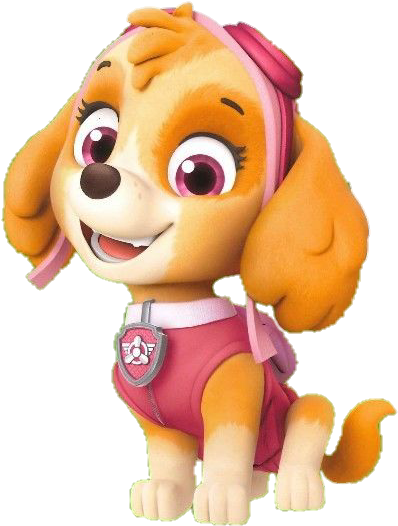 Skye Sticker - Paw Patrol Skye Stickers Clipart (440x553), Png Download