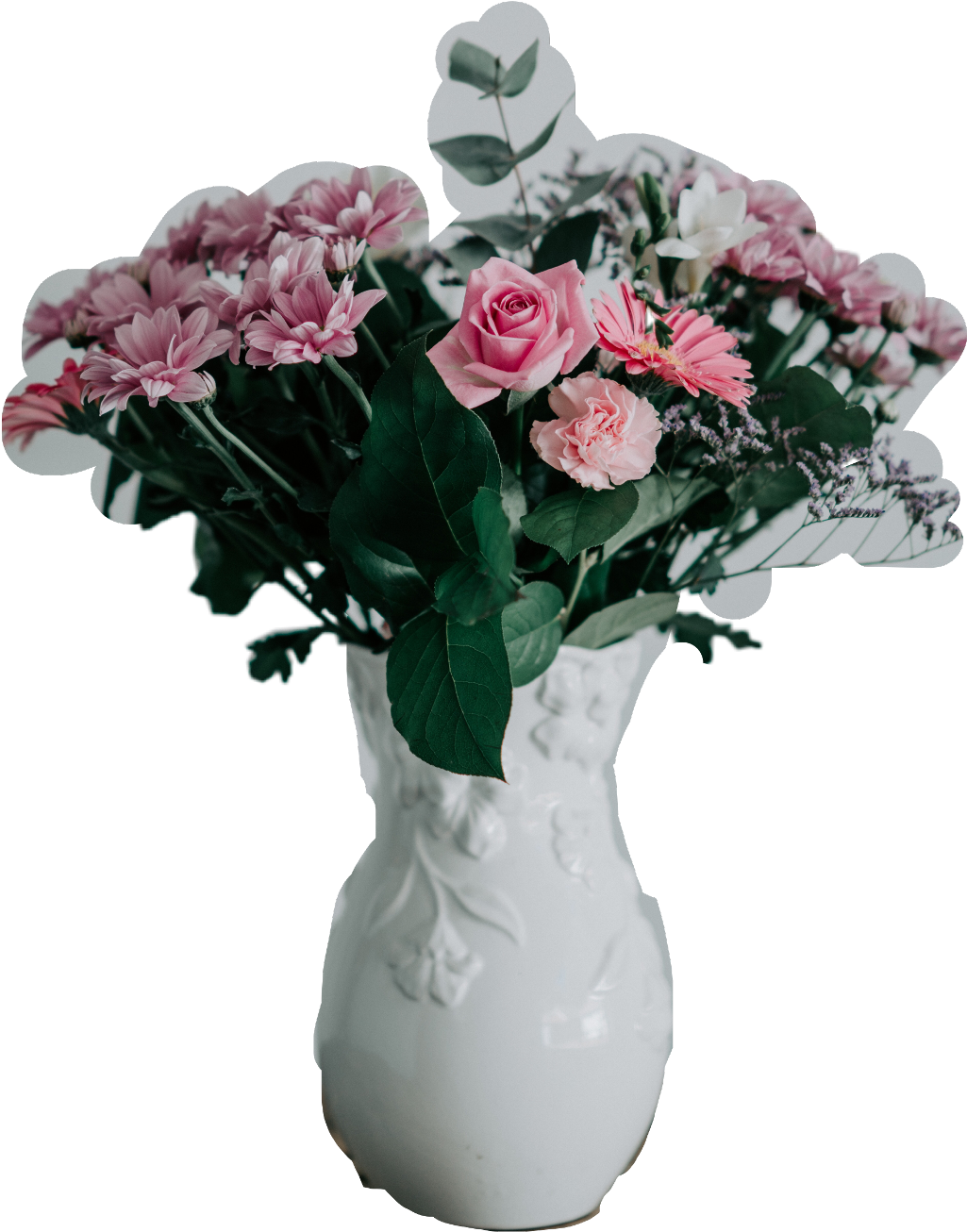 Flowers Sticker - Garden Roses Clipart (1024x1328), Png Download