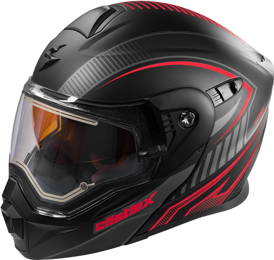 Exo-cx950 Apex Electric • Castle X Helmets • Castle - Castle X Modular Helmet Clipart (575x750), Png Download