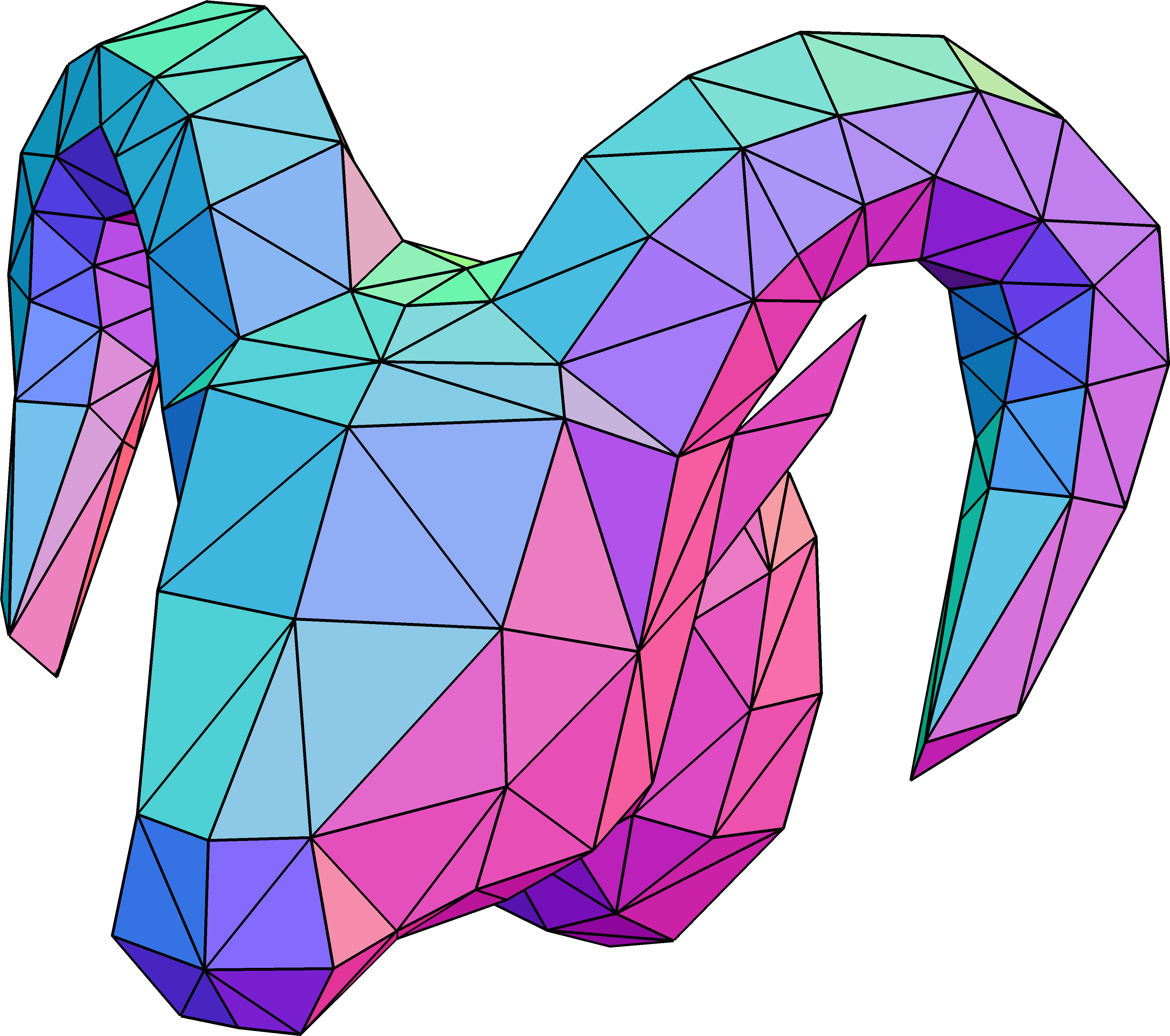 Goat Head Clipart (4500x5400), Png Download