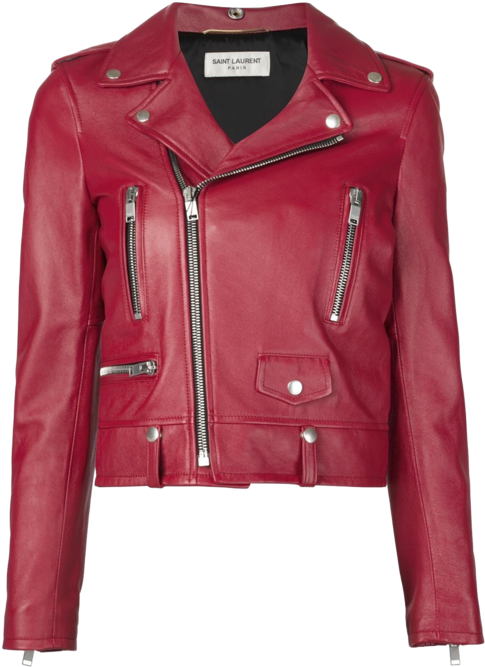 Colored Leather Jackets - Guess Lederjacke Pink Clipart (684x684), Png Download