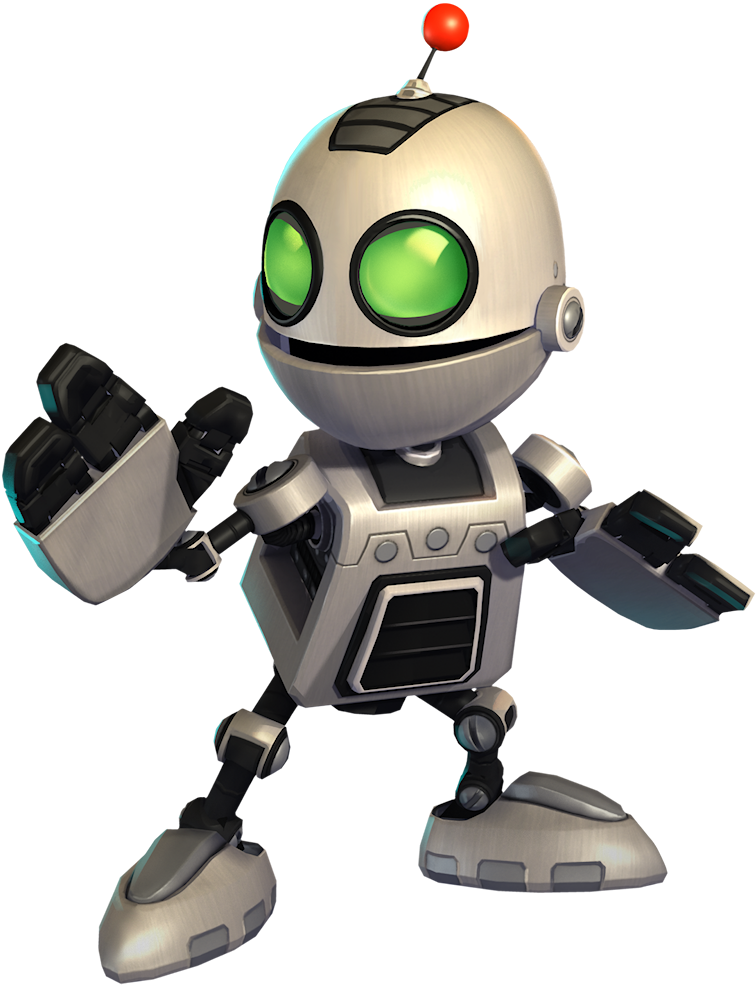 Ratchet & Clank Cartoon Video Games, Video Game Characters, - Clank Ratchet And Clank Clipart (800x1041), Png Download