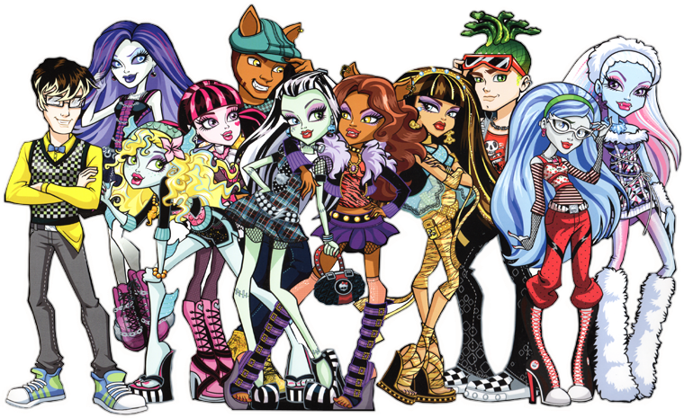 The Story - Monster High Characters Png Clipart (760x465), Png Download
