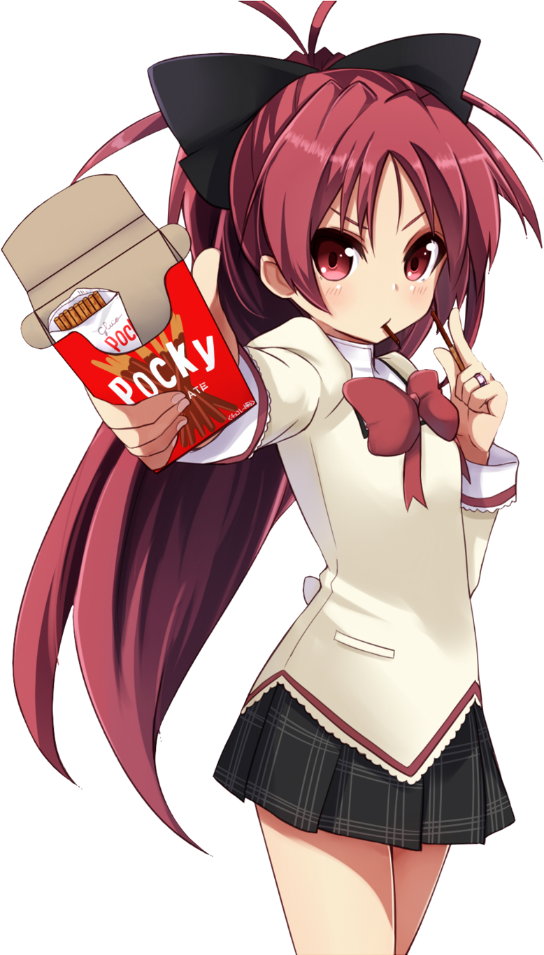 Sakura- Madoka Magica - Madoka Magica Kyoko Png Clipart (1024x1365), Png Download