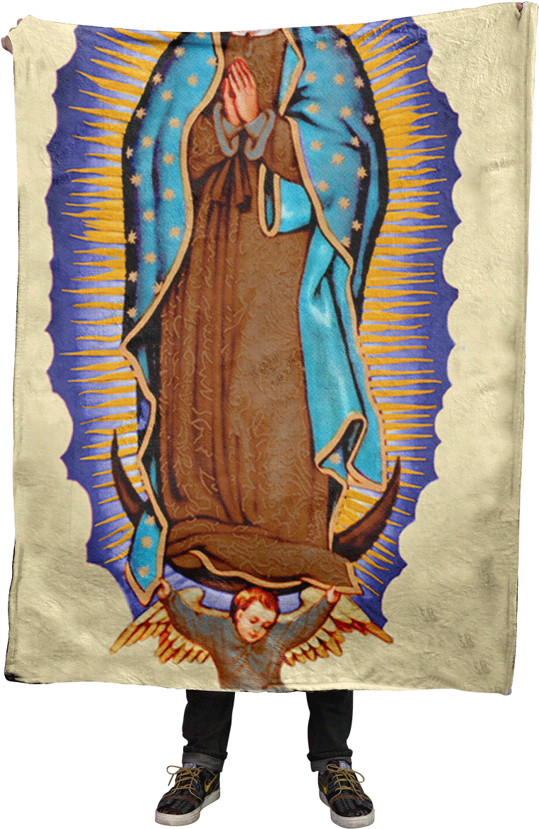 Virgin Body Blanket - Virgen De Guadalupe Clipart (1200x1237), Png Download