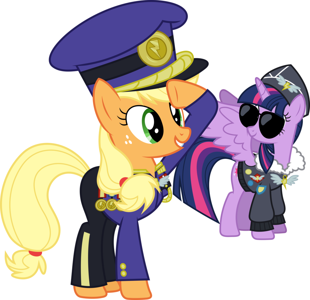 Cornol Clipart Lieutenant - Apple Jack Princess Twilight Sparkle Part 1 - Png Download (1024x991), Png Download