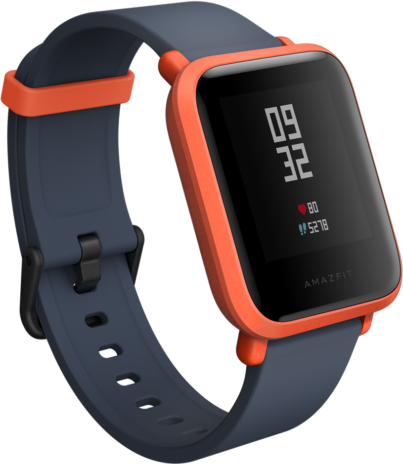 Amazfit-bip - Red Mi Smart Watch Clipart (1000x1000), Png Download