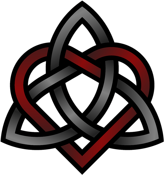 Bleed Area May Not Be Visible - Triquetra Heart Knot Clipart (600x624), Png Download