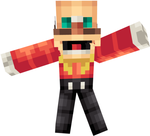 Eggmansonikcollectionpng Vwnkpng - Eggman Skin Minecraft Clipart (640x640), Png Download