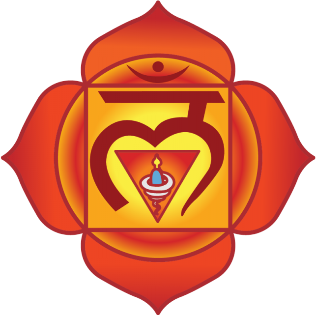 The Reiki Guide Root Chakra Yantra - Muladhara Chakra Symbol Clipart (800x800), Png Download