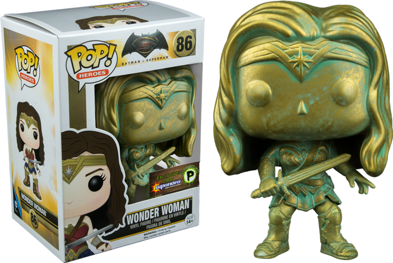 Batman V Superman - Pop Wonder Woman 86 Clipart (768x514), Png Download