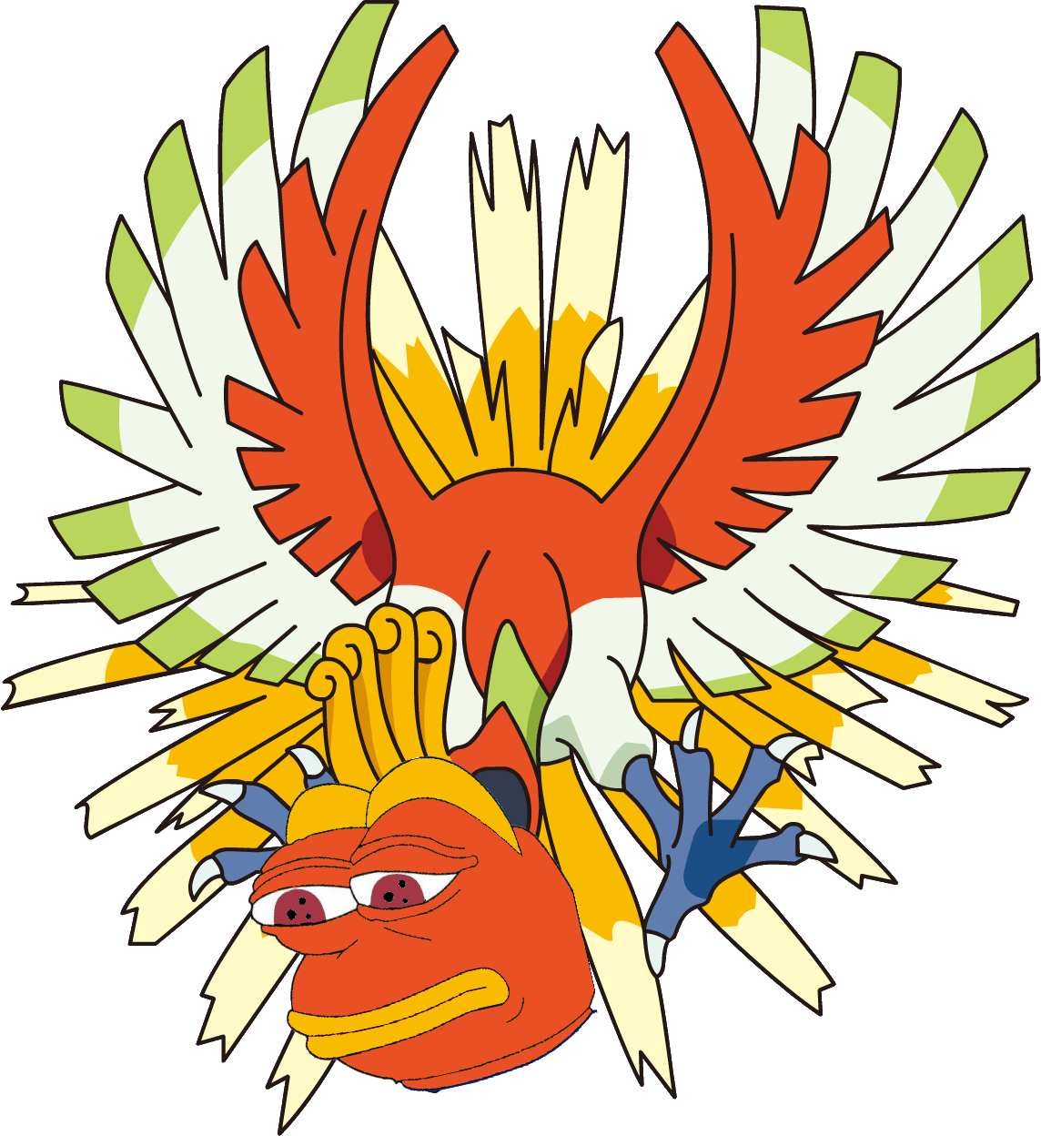 Nprubrh , - Pokemon Ho Ho Png Clipart (1144x1248), Png Download