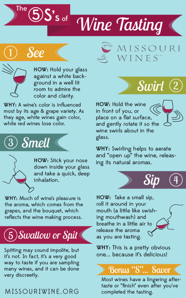 Tasting Wine Is Simple With The 5s Method - Brochure Clipart (640x1024), Png Download