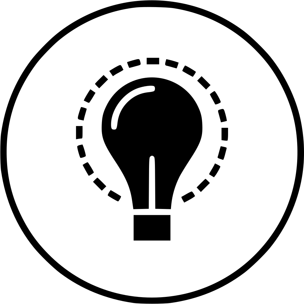 Bulb Idea Imagination Light Lamp Innovation Invention - E Commerce Logistics Icon Clipart (981x982), Png Download