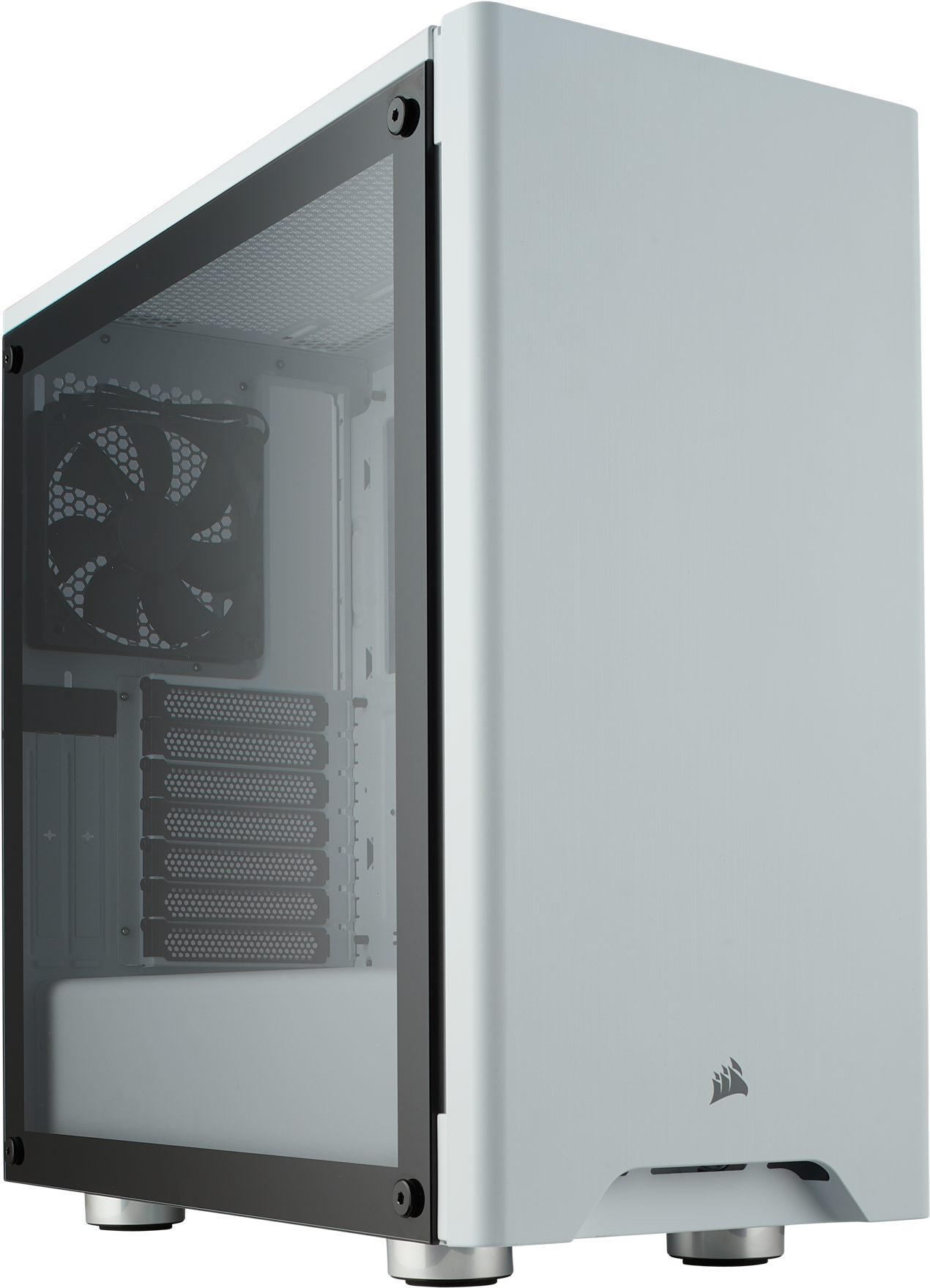 Corsair Carbide Series 275r White Steel / Plastic / - Corsair Carbide Series 275r White W Tempered Glass Clipart (1336x1800), Png Download