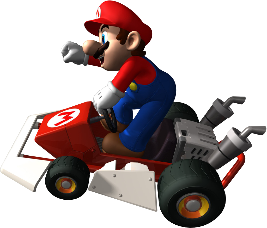 Mario-jumping - Mario Kart Fan Made Clipart (1024x876), Png Download