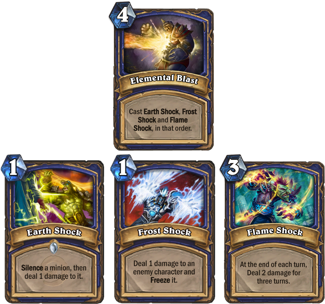 Customhearthstone - Hearthstone Shaman Spells Clipart (1143x1080), Png Download