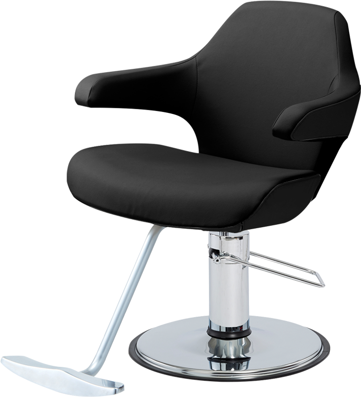 Cove Styling Chair - Barber Chair Clipart (800x1018), Png Download