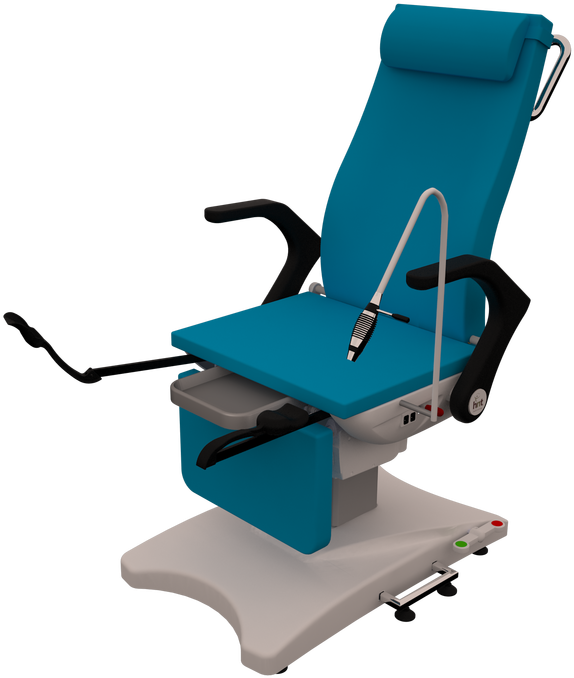 6gyn43 Gynecology Exam Chair With Chair Mounted Light - Office Chair Clipart (1280x788), Png Download