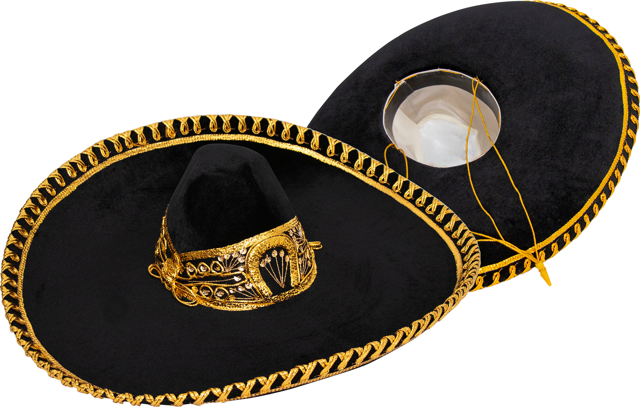 Genuine Adult Charro Hat - Hat Clipart (2048x1303), Png Download