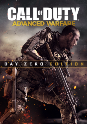 Front Cover - Call Of Duty Advanced Warfare Day Zero Edition Xbox Clipart (837x485), Png Download