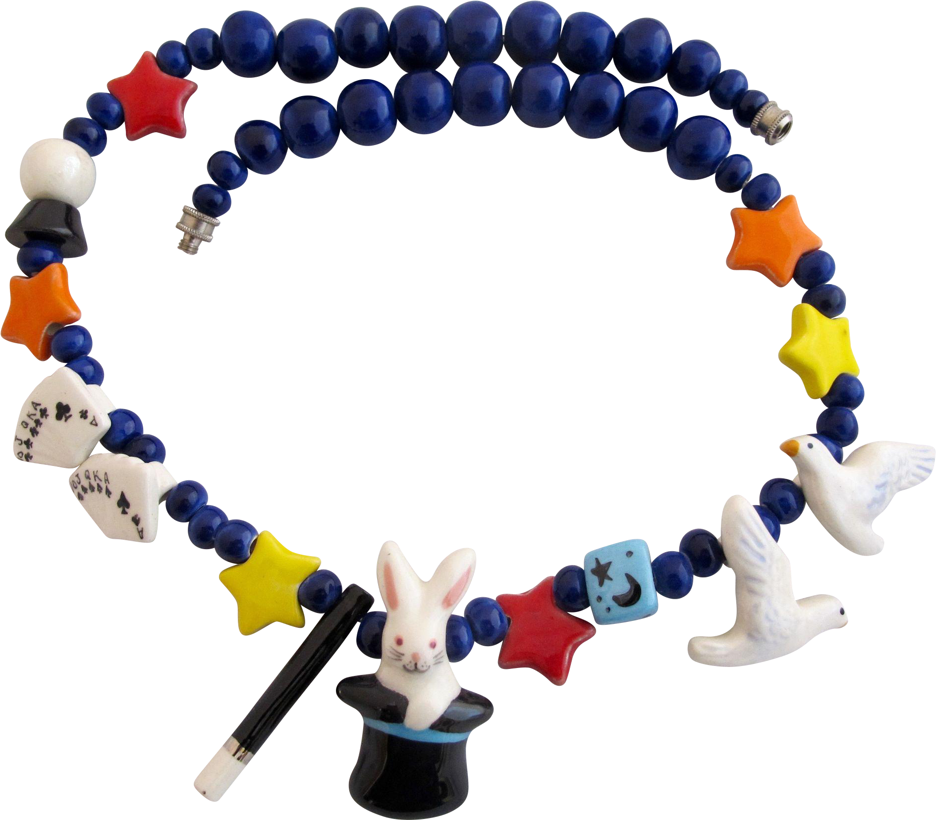 Vintage Flying Colors Magic Hat Ceramic Necklace - Arch Clipart (1888x1888), Png Download