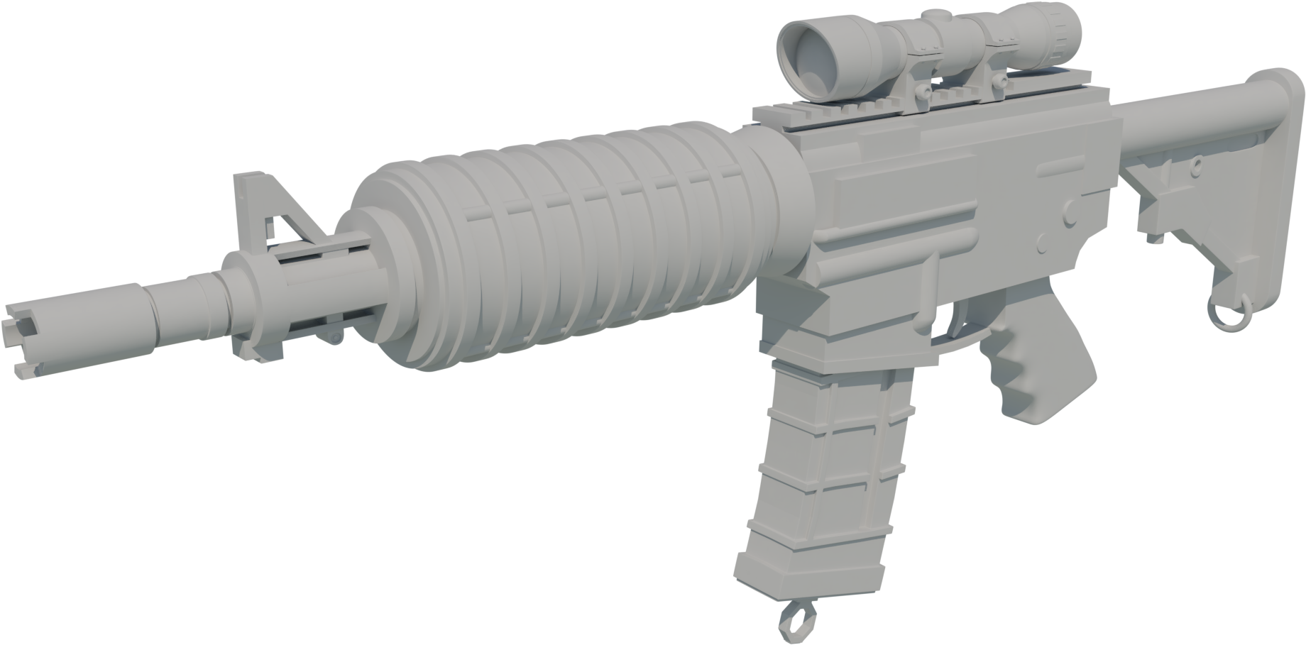 Critiquem4 - Assault Rifle Clipart (1920x1080), Png Download