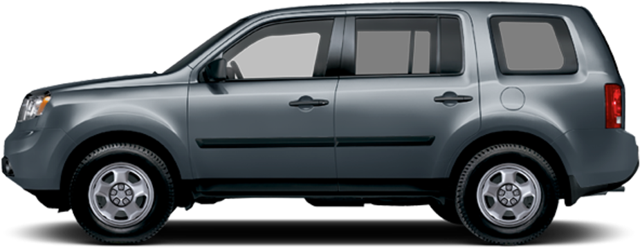 2013 Honda Pilot - 2014 Honda Pilot Gray Clipart (1000x750), Png Download