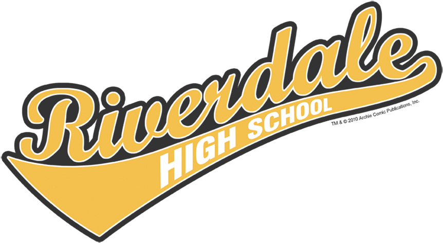 Archie Comics Riverdale High School Men's Regular Fit - Riverdale High School Logo Clipart (862x473), Png Download