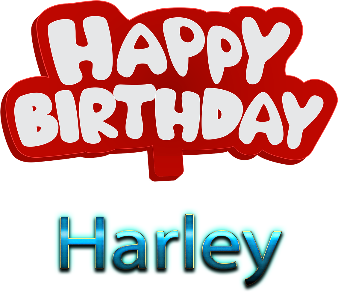 Harley Happy Birthday Name Logo - Siddharth Name Happy Birthday Siddharth Clipart (1253x1134), Png Download