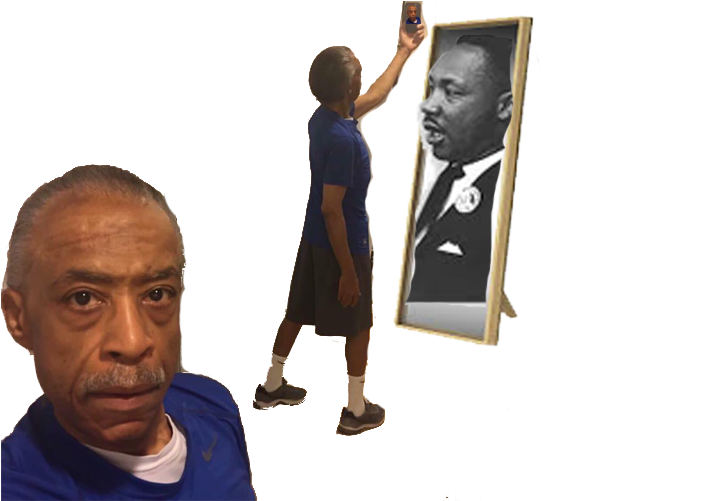 Al Sharpton's Selfie, Should We Boycott - Reverend Al Sharpton Selfie Clipart (839x500), Png Download