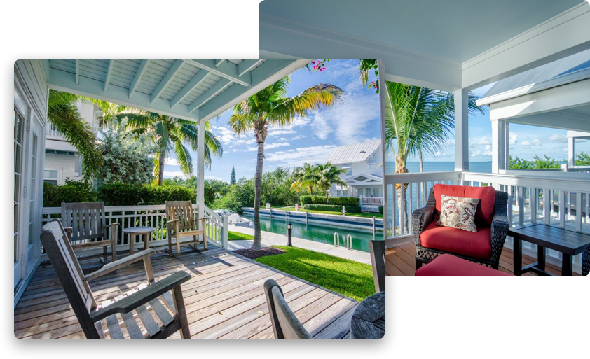 A Premier Collection Of Luxury Florida Keys Resorts - Window Screen Clipart (842x513), Png Download