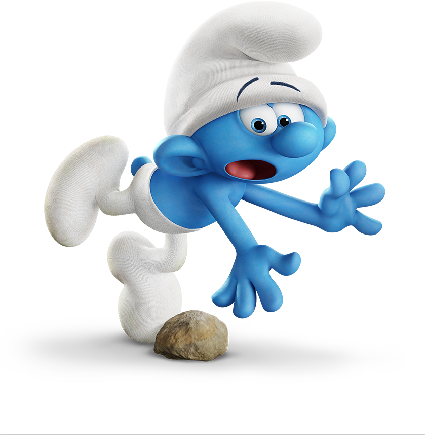 Smurfs Png - Brainy Smurf Clipart (839x857), Png Download