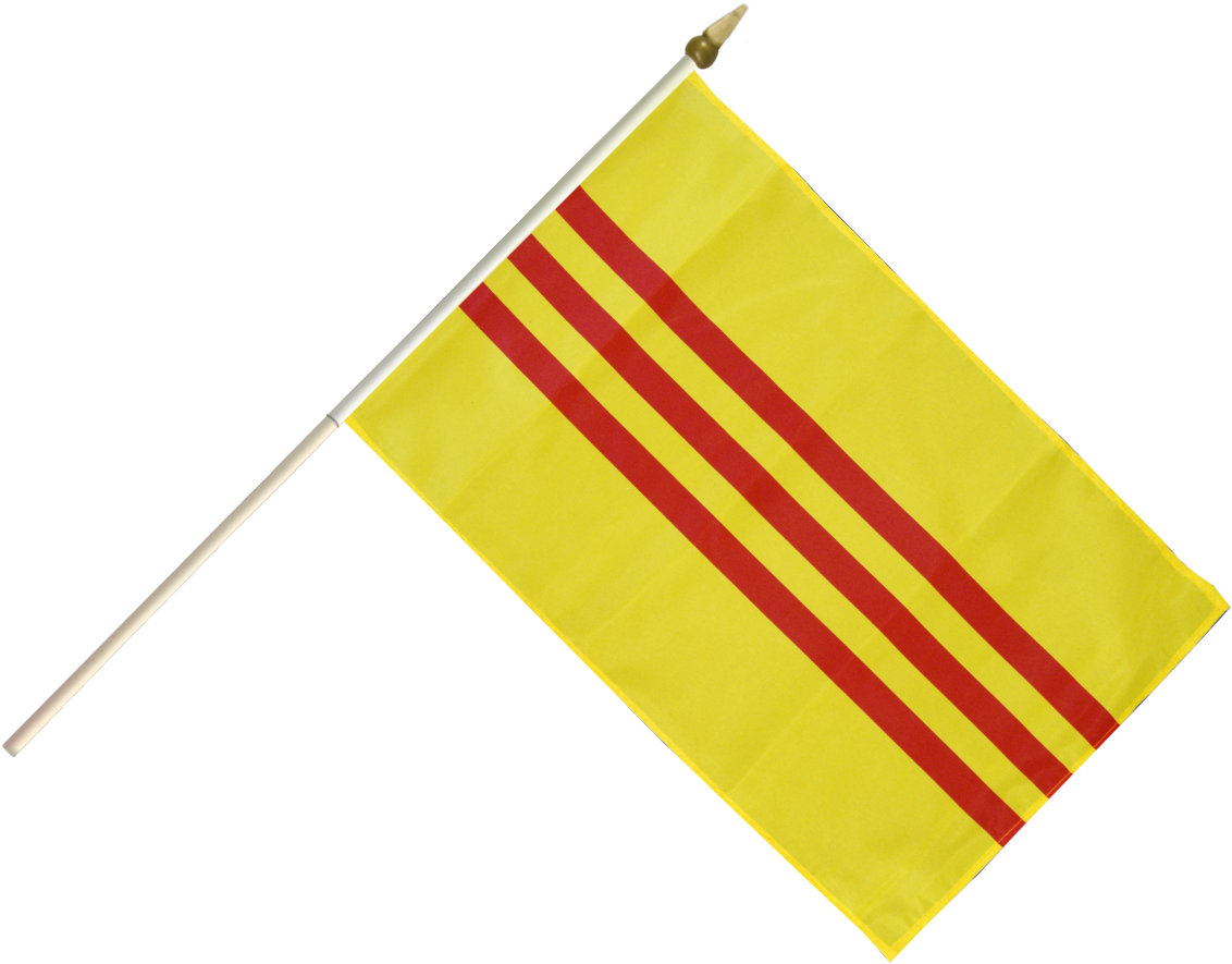 Buy Vietnam Old Stick Flags At A Fantastic Price - Flag Clipart (1500x998), Png Download